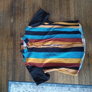 Multicolor Striped Men's Shirt